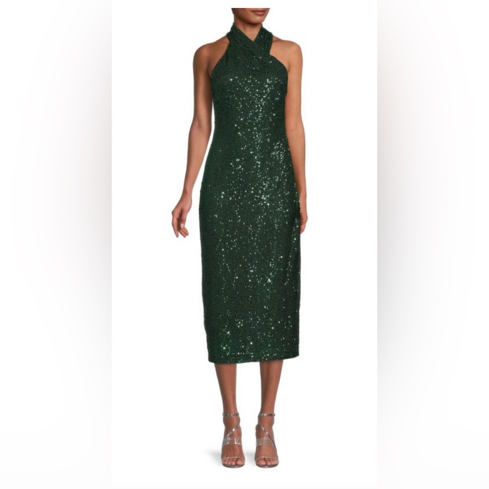 Sequin Harland Halterneck Dress